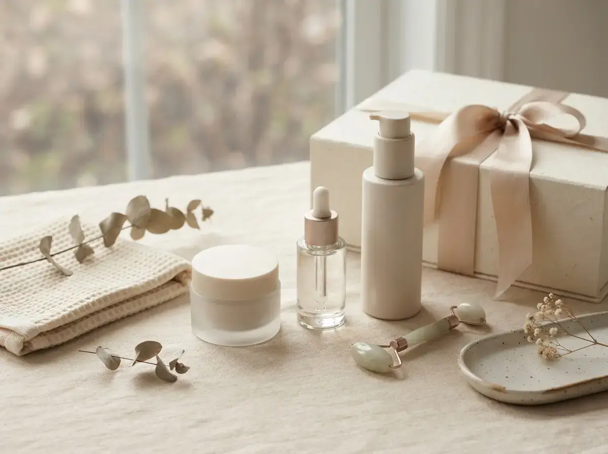 Premium skincare gift set for women